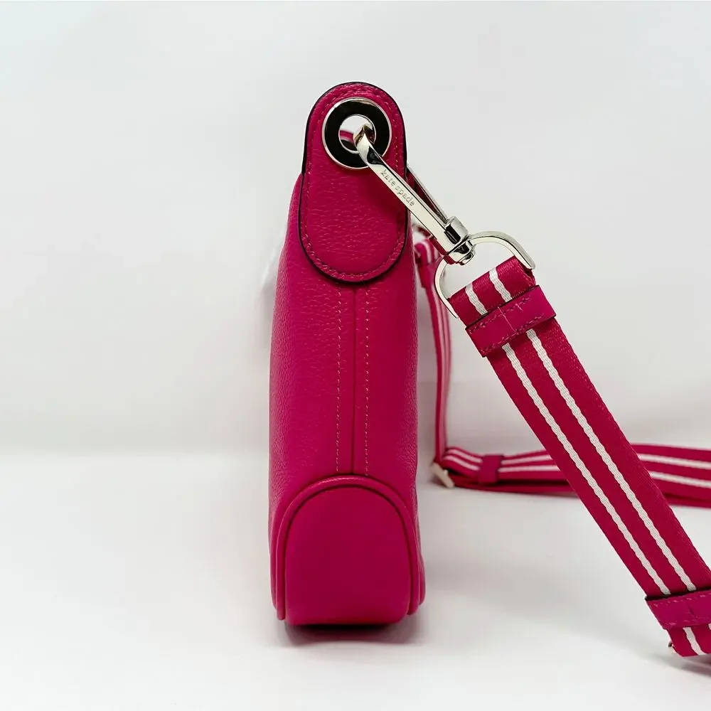 Kate Spade Rosie Small Crossbody Purse Festive Pink Leather wkr00630